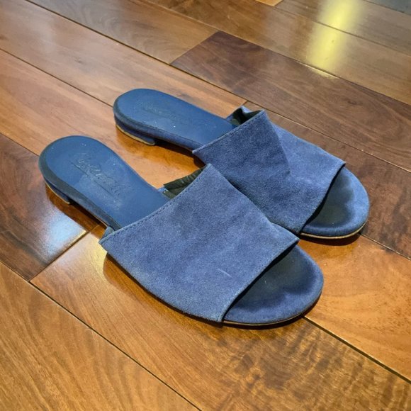 L'intervalle Blue Flat Sandals - Size 38 - Picture 1 of 5